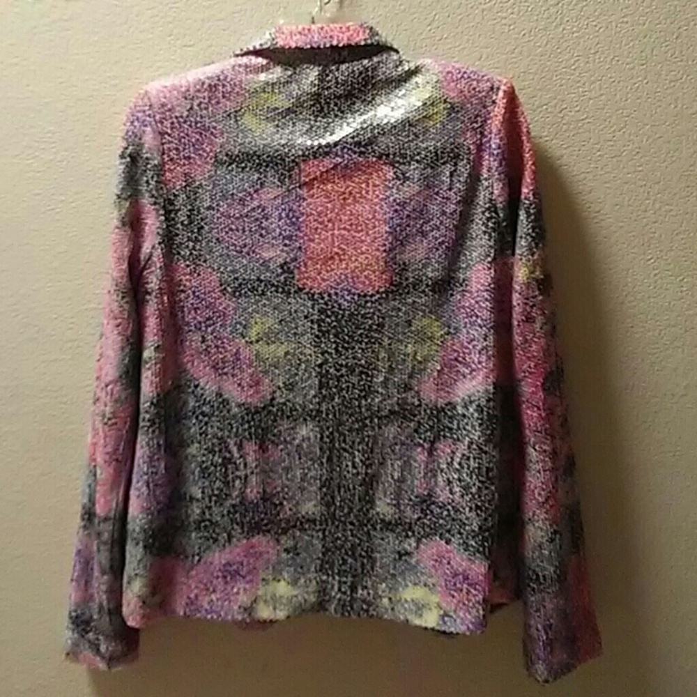 Chloe K sequin jacket Lrg - Picture 3 of 3